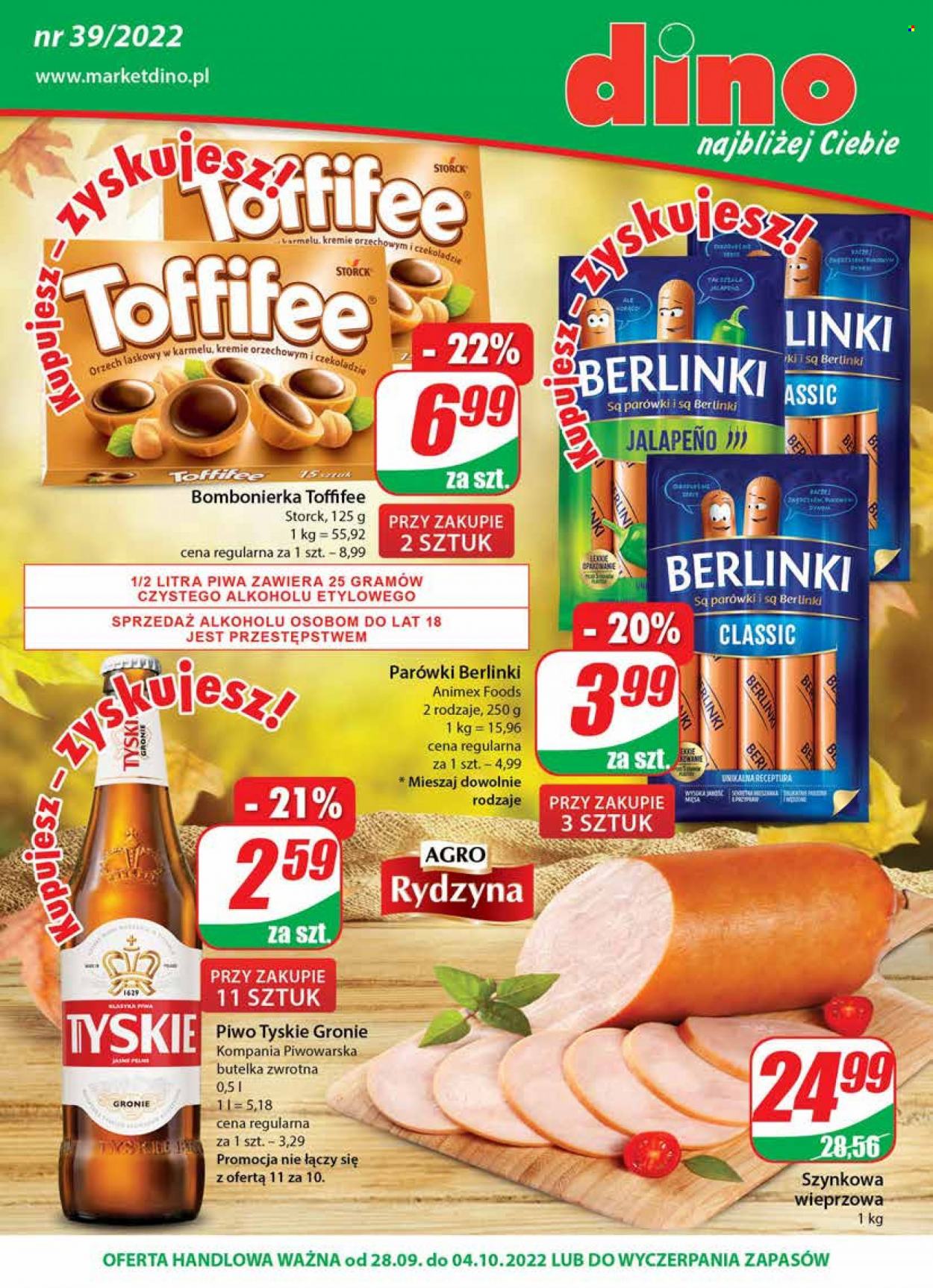 Gazetka Dino - 28.09.2022 - 4.10.2022. Strona 1