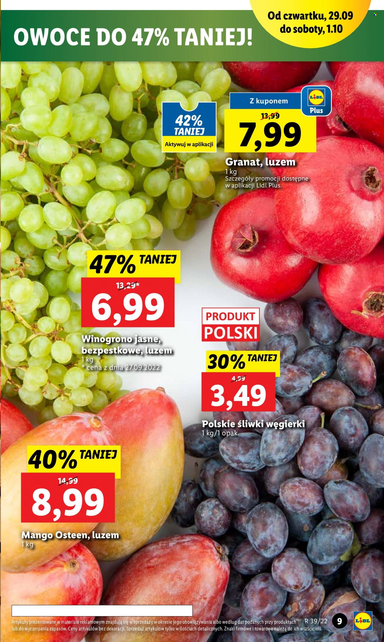 Gazetka Lidl - 29.09.2022 - 1.10.2022. Strona 9