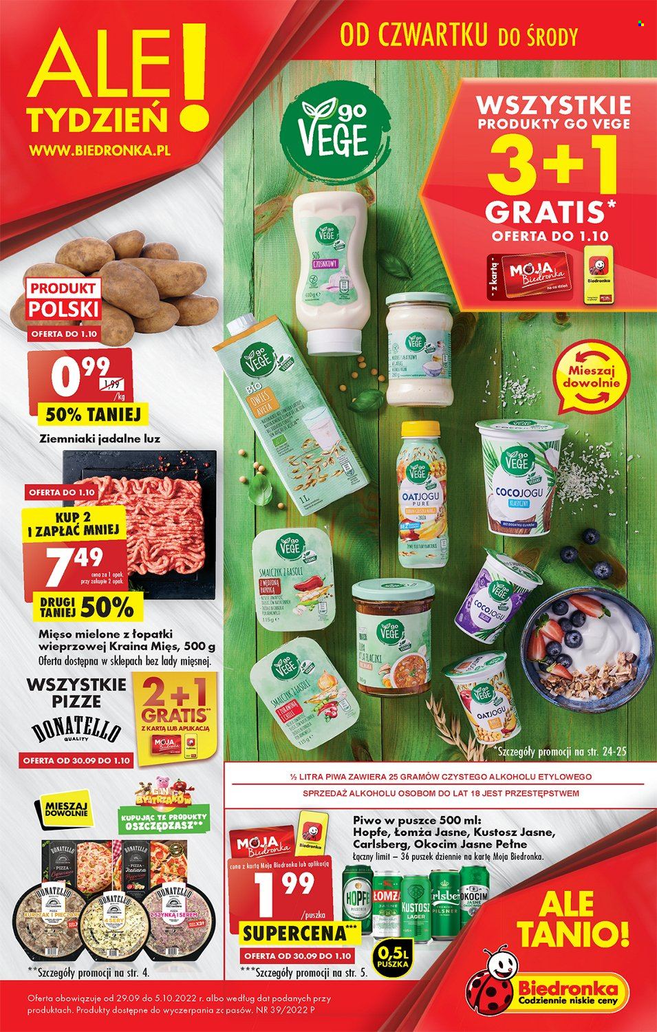 Gazetka Biedronka - 29.09.2022 - 5.10.2022. Strona 1