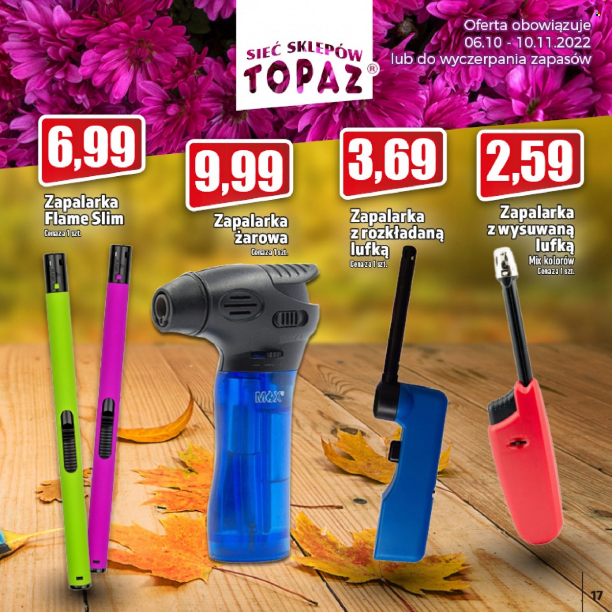 Gazetka Topaz - 6.10.2022 - 10.11.2022. Strona 17