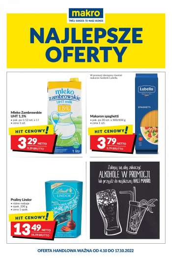 Gazetka Makro - 4.10.2022 - 17.10.2022.