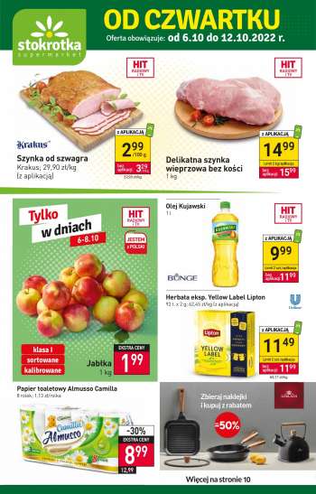 Gazetka Stokrotka Supermarket - 6.10.2022 - 12.10.2022.