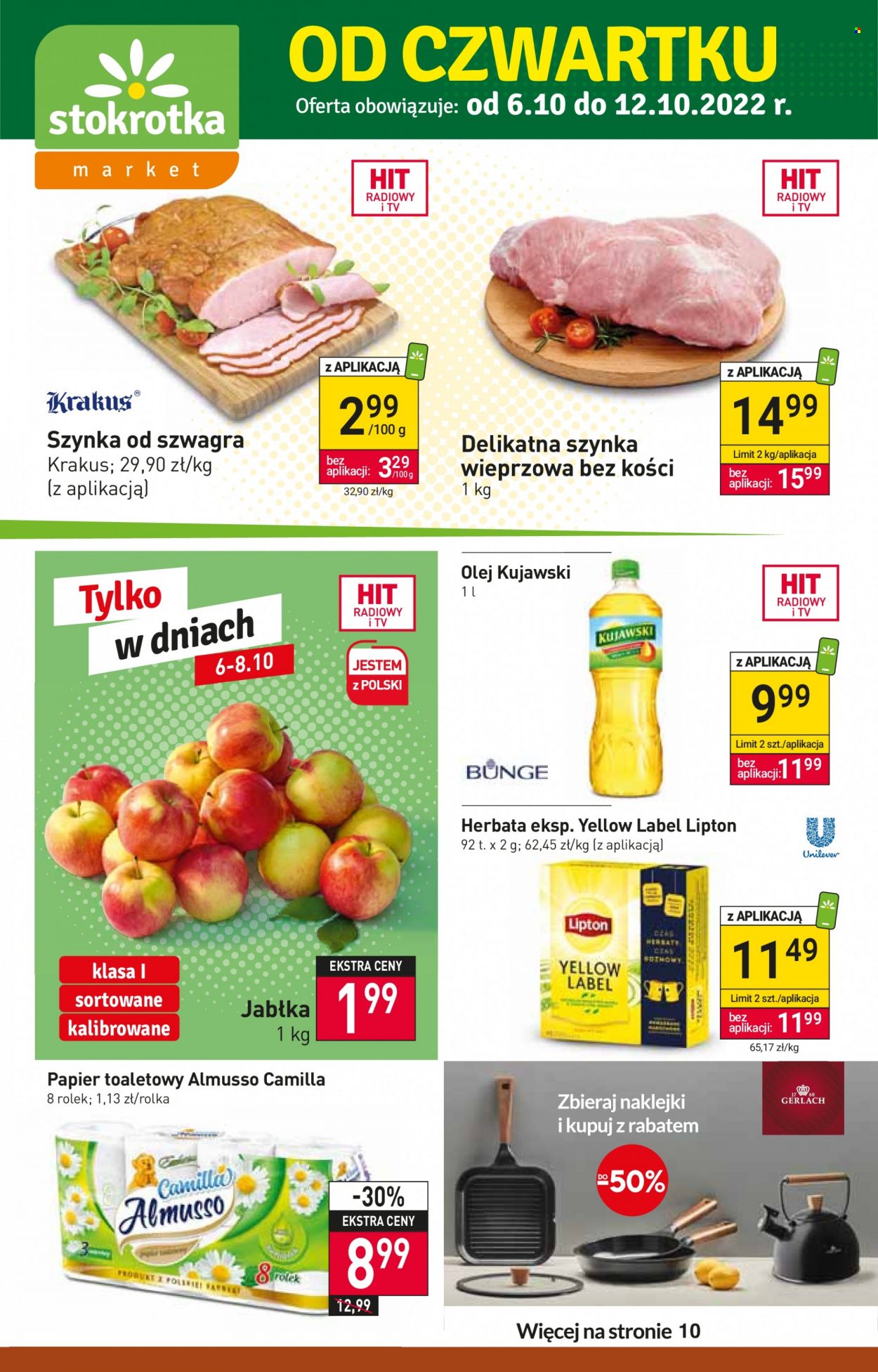 Gazetka Stokrotka Market - 6.10.2022 - 12.10.2022. Strona 1