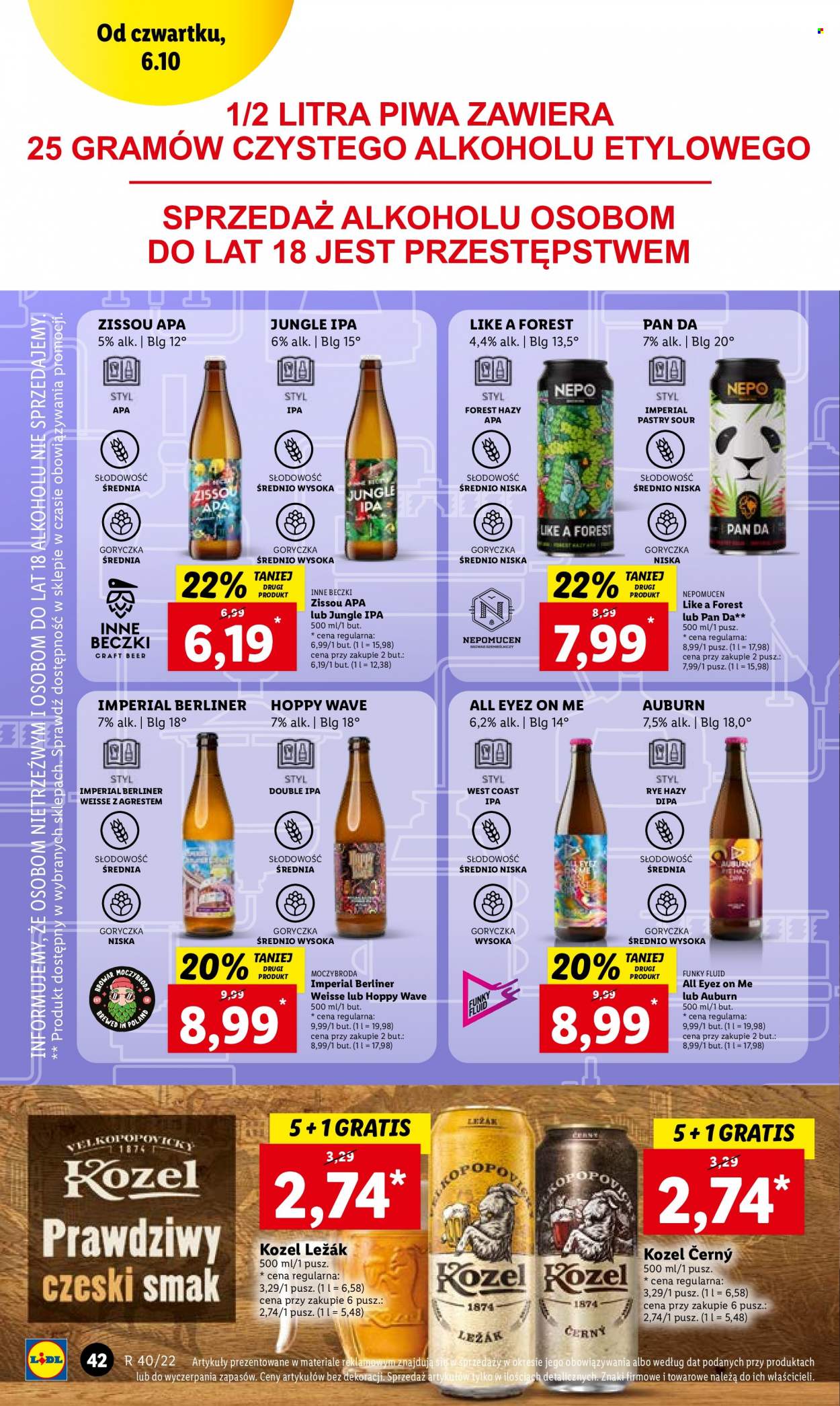 Gazetka Lidl - 6.10.2022 - 8.10.2022. Strona 42