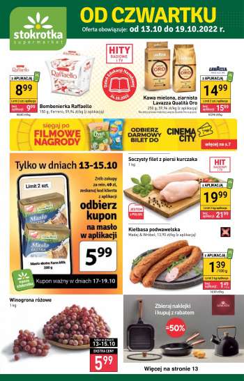 Gazetka Stokrotka Supermarket - 13.10.2022 - 19.10.2022.