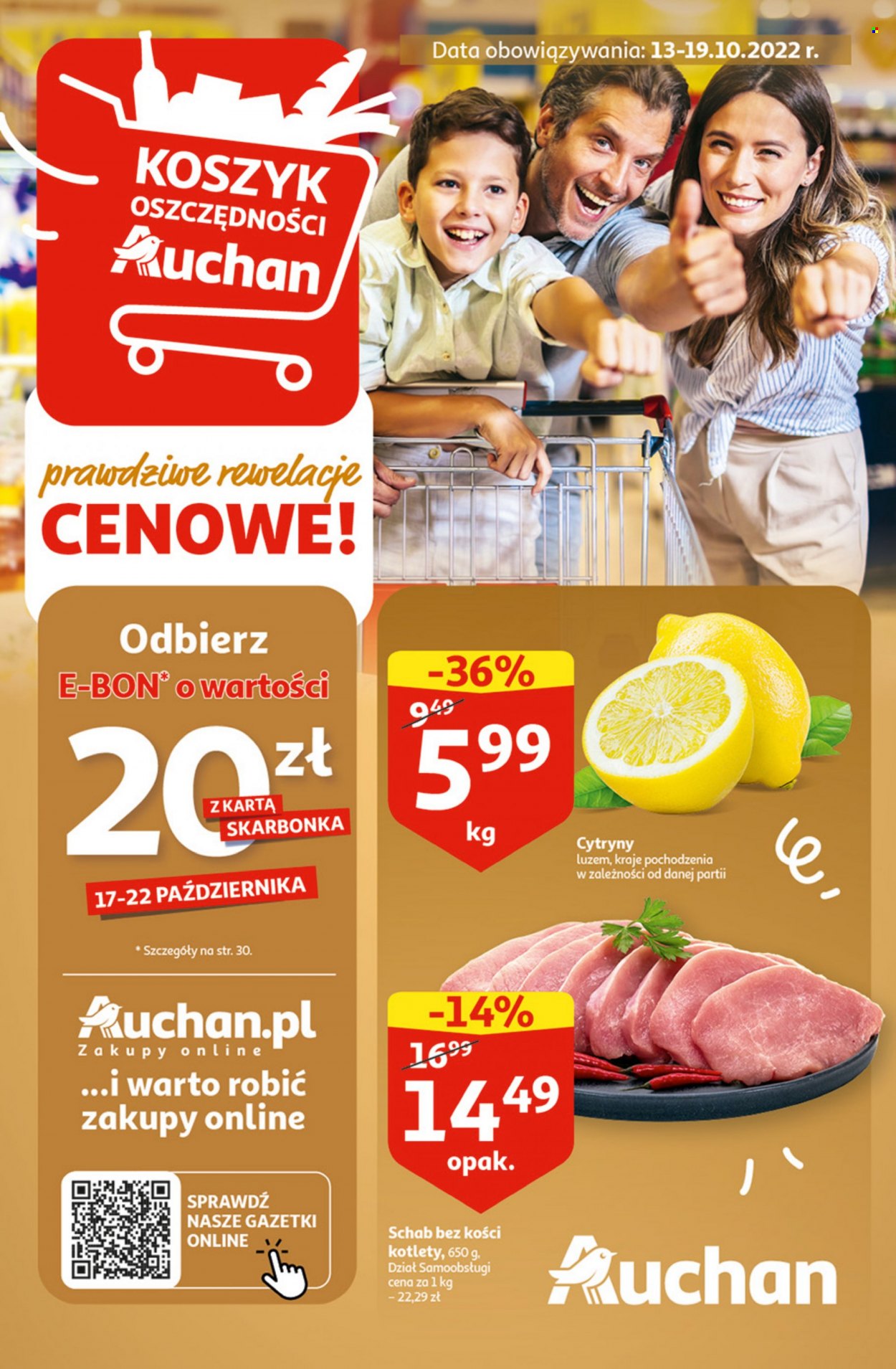 Gazetka Auchan - 13.10.2022 - 19.10.2022. Strona 1