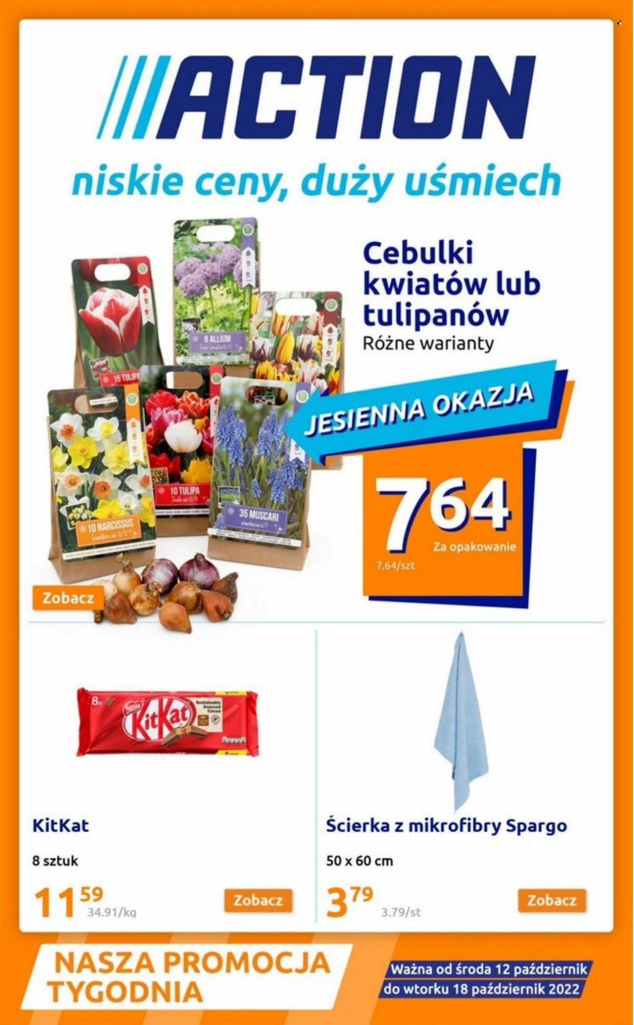 Gazetka Action - 12.10.2022 - 18.10.2022. Strona 1