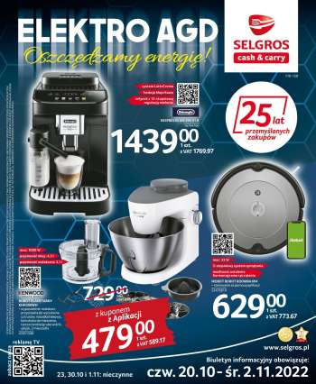 Gazetka Selgros - 20.10.2022 - 2.11.2022.