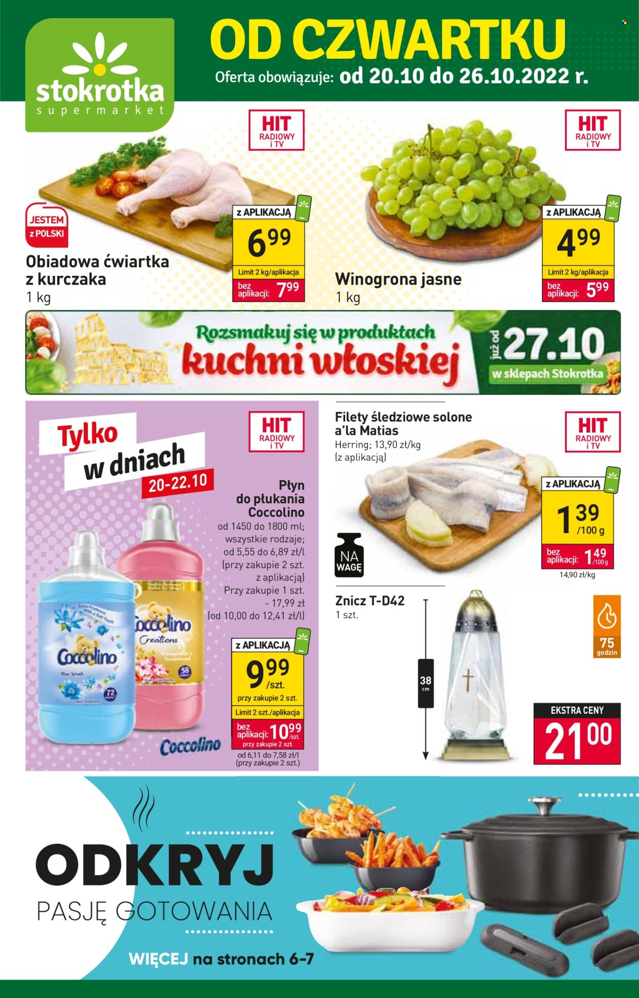 Gazetka Stokrotka Supermarket - 20.10.2022 - 26.10.2022. Strona 1