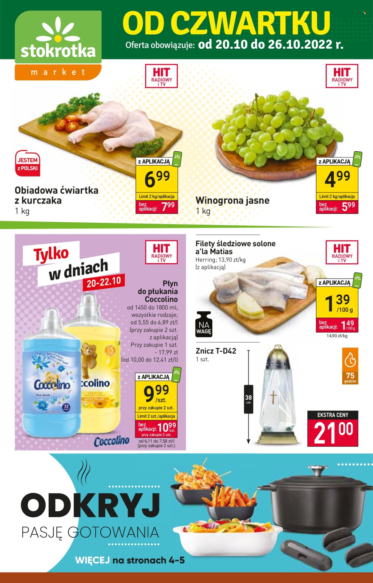 Gazetka Stokrotka Market - 20.10.2022 - 26.10.2022. Strona 1