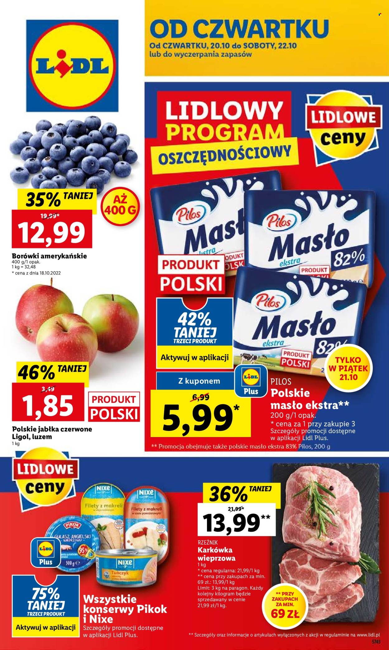 Gazetka Lidl - 20.10.2022 - 22.10.2022. Strona 1
