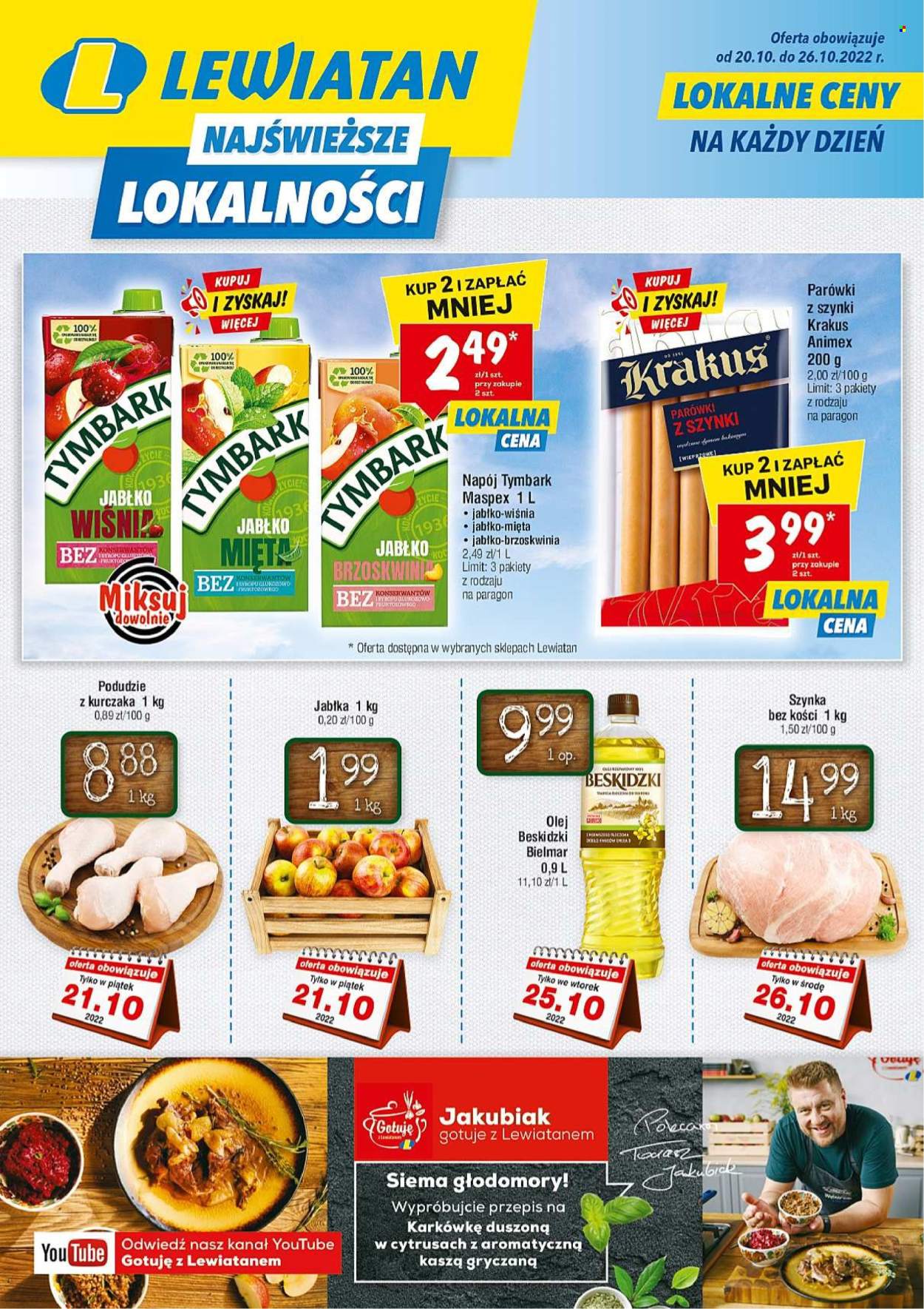 Gazetka Lewiatan - 20.10.2022 - 26.10.2022. Strona 1
