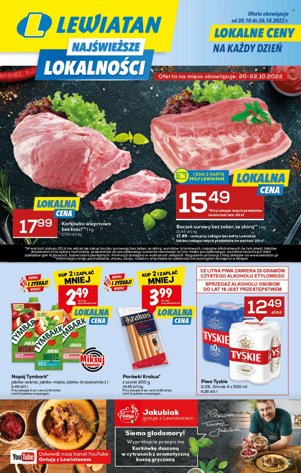 Gazetka Lewiatan - 20.10.2022 - 26.10.2022. Strona 1