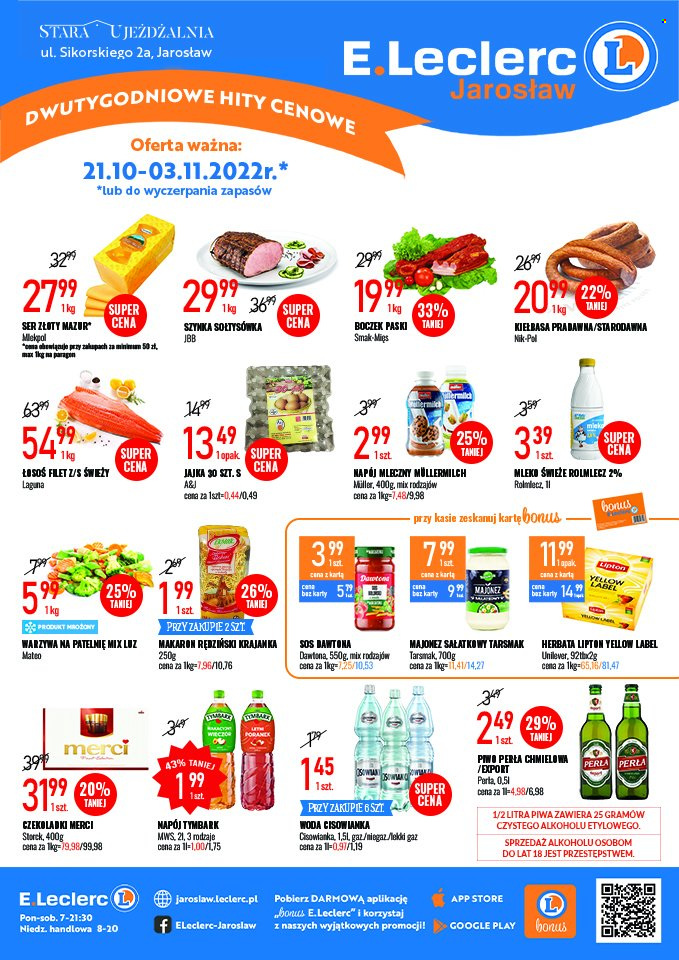 Gazetka E.Leclerc - 21.10.2022 - 3.11.2022. Strona 1