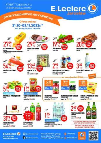 Gazetka E.Leclerc - 21.10.2022 - 3.11.2022.