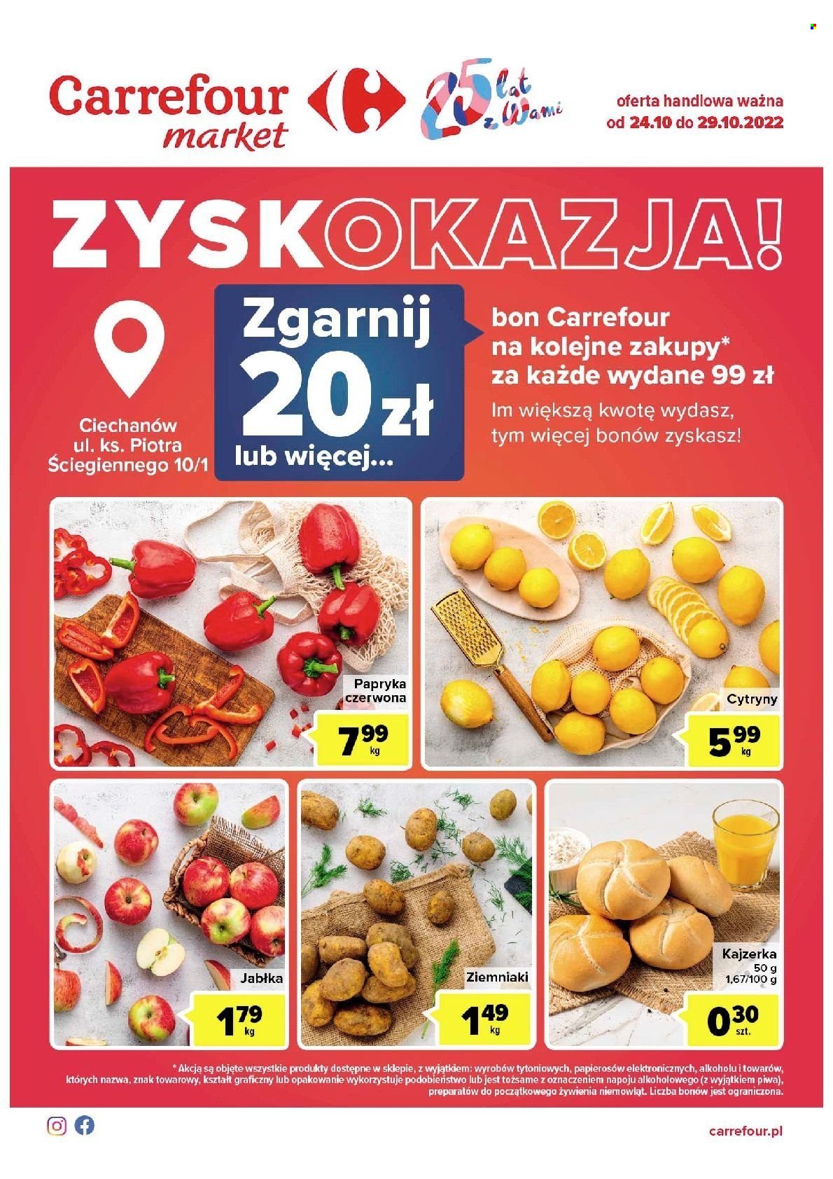 Leták Carrefour Market - 24.10.2022 - 29.10.2022. Strana 1