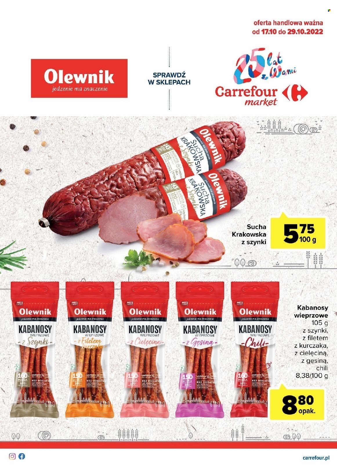 Gazetka Carrefour Market - 17.10.2022 - 29.10.2022. Strona 1