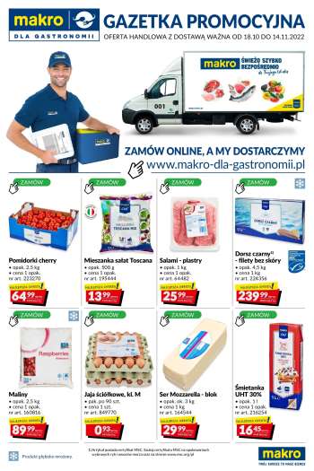 Gazetka Makro - 18.10.2022 - 14.11.2022.