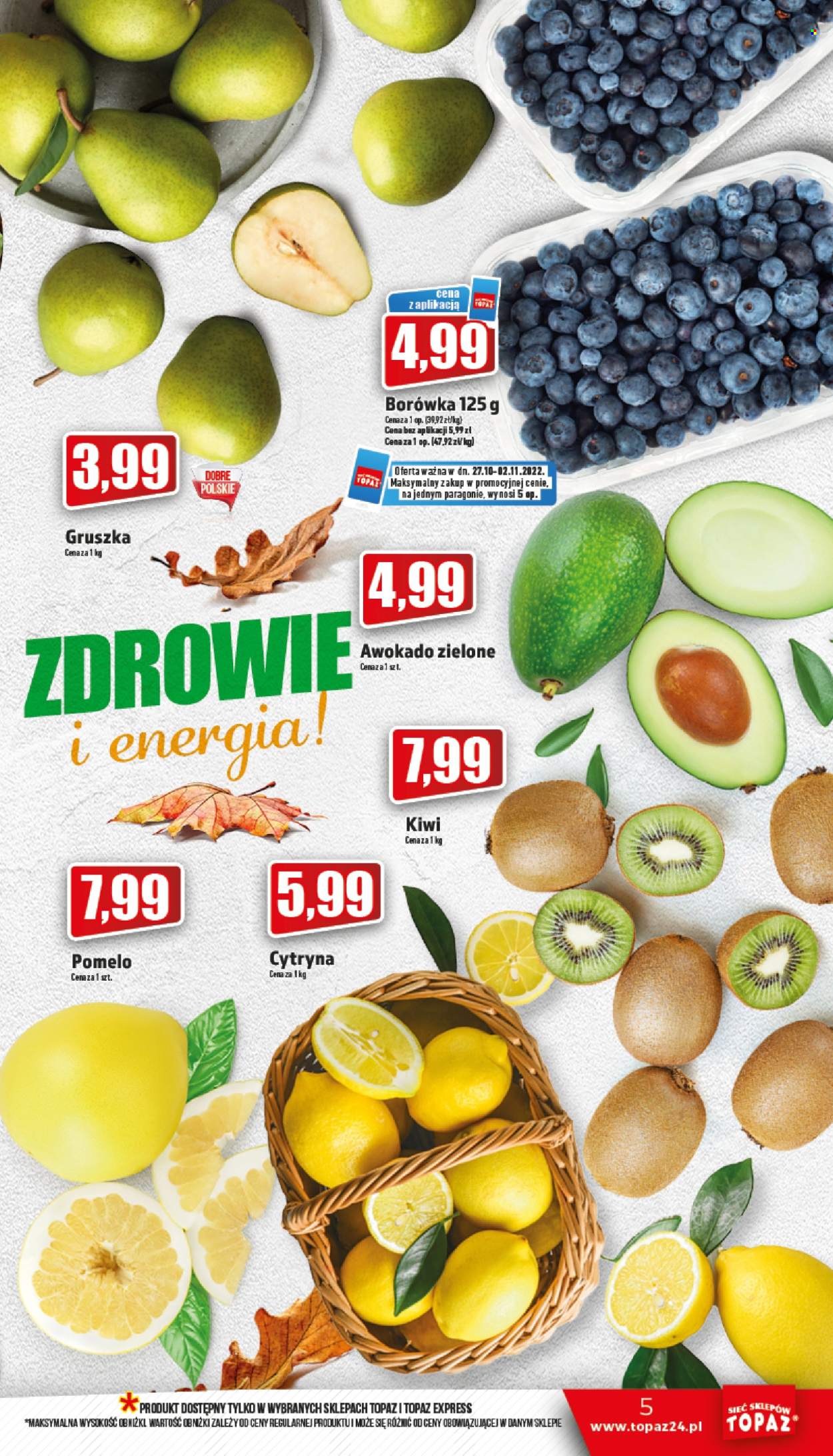 Gazetka Topaz - 27.10.2022 - 2.11.2022. Strona 5