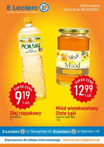 Gazetka E.Leclerc - 24.10.2022 - 28.10.2022.
