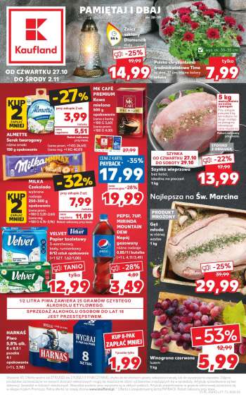 Gazetka Kaufland - 27.10.2022 - 2.11.2022.