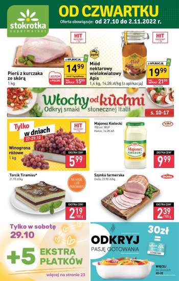 Gazetka Stokrotka Supermarket - 27.10.2022 - 2.11.2022.