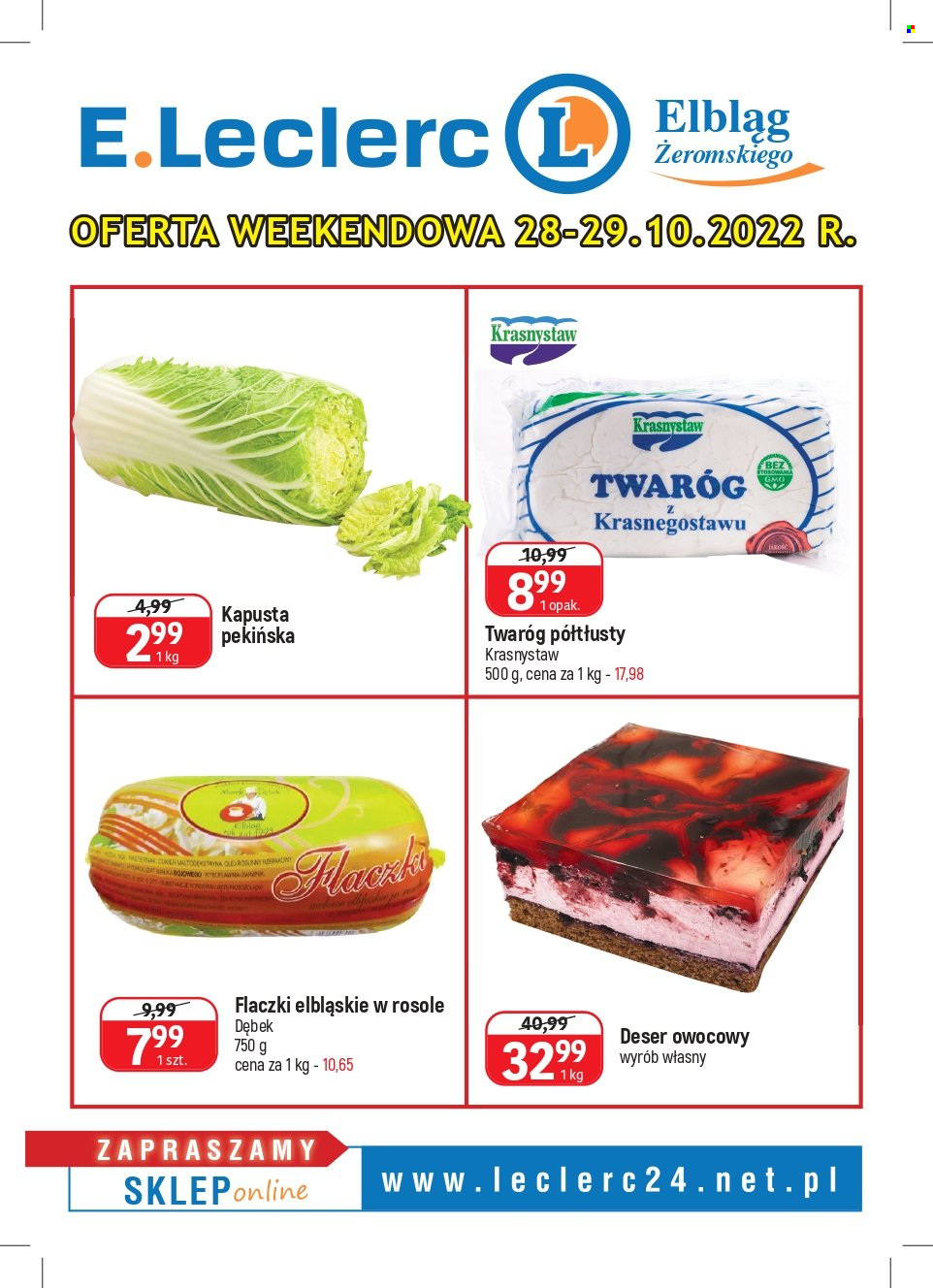 Gazetka E.Leclerc - 28.10.2022 - 29.10.2022. Strona 1