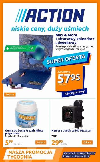 Gazetka Action - 26.10.2022 - 1.11.2022.