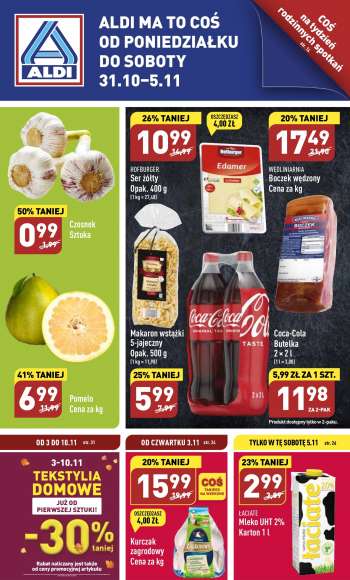 Gazetka ALDI - 31.10.2022 - 5.11.2022.