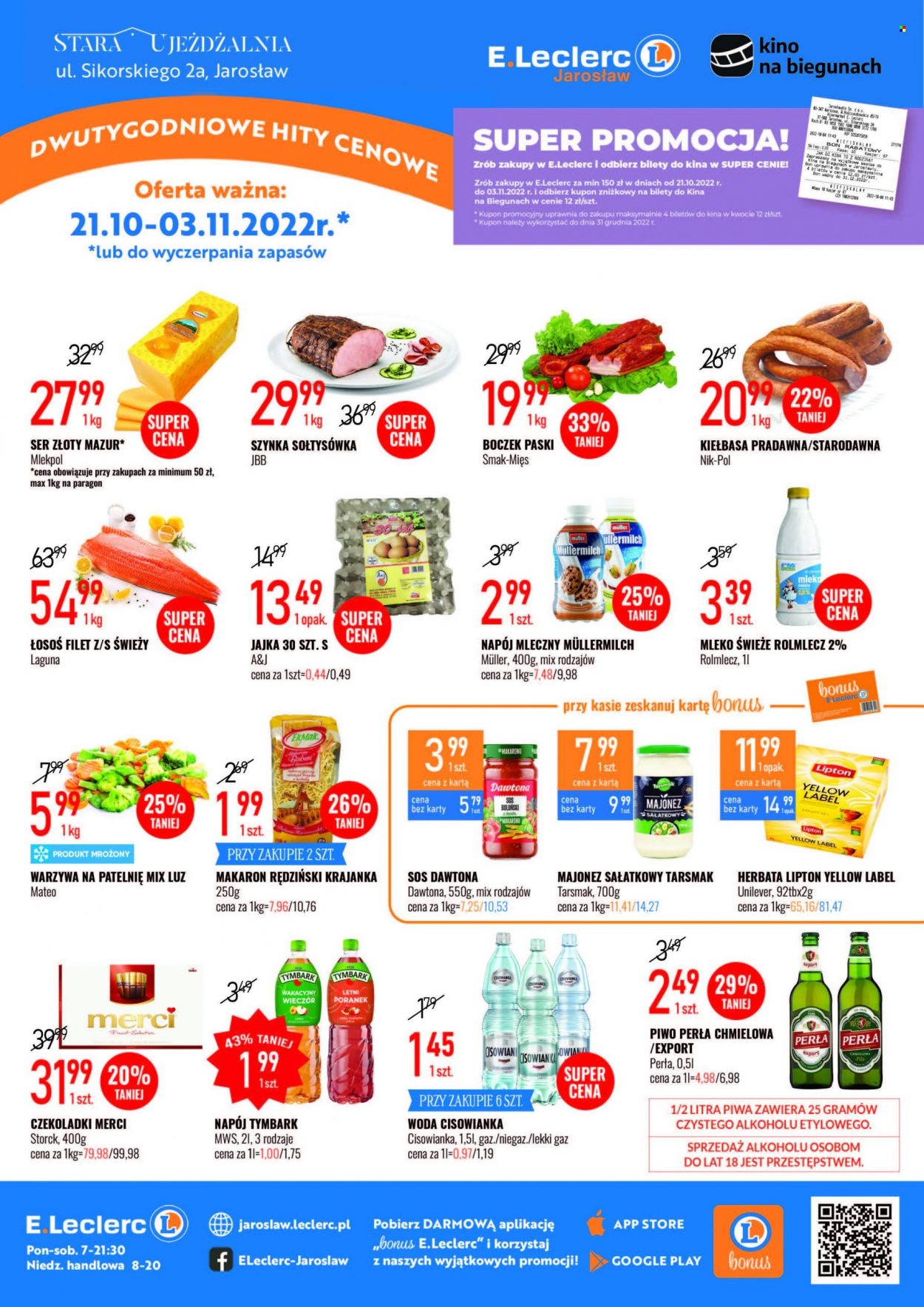 Gazetka E.Leclerc - 21.10.2022 - 3.11.2022. Strona 1