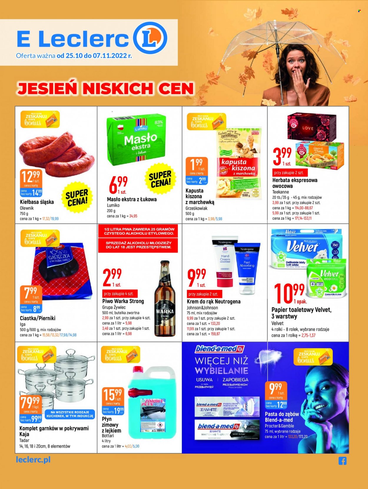 Gazetka E.Leclerc - 25.10.2022 - 7.11.2022. Strona 1