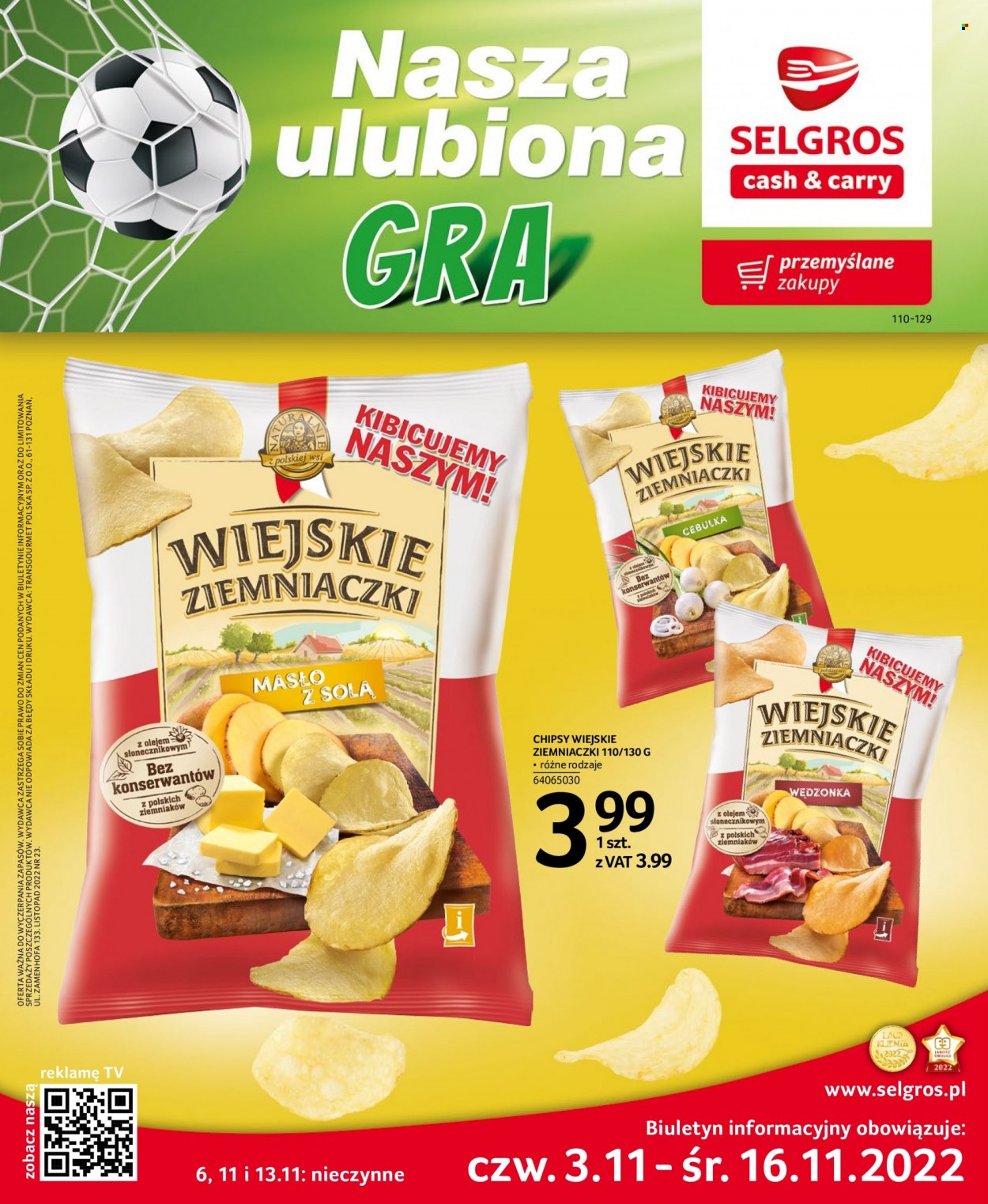 Gazetka Selgros - 3.11.2022 - 16.11.2022. Strona 1