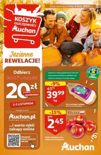 Gazetka Auchan - 3.11.2022 - 9.11.2022.