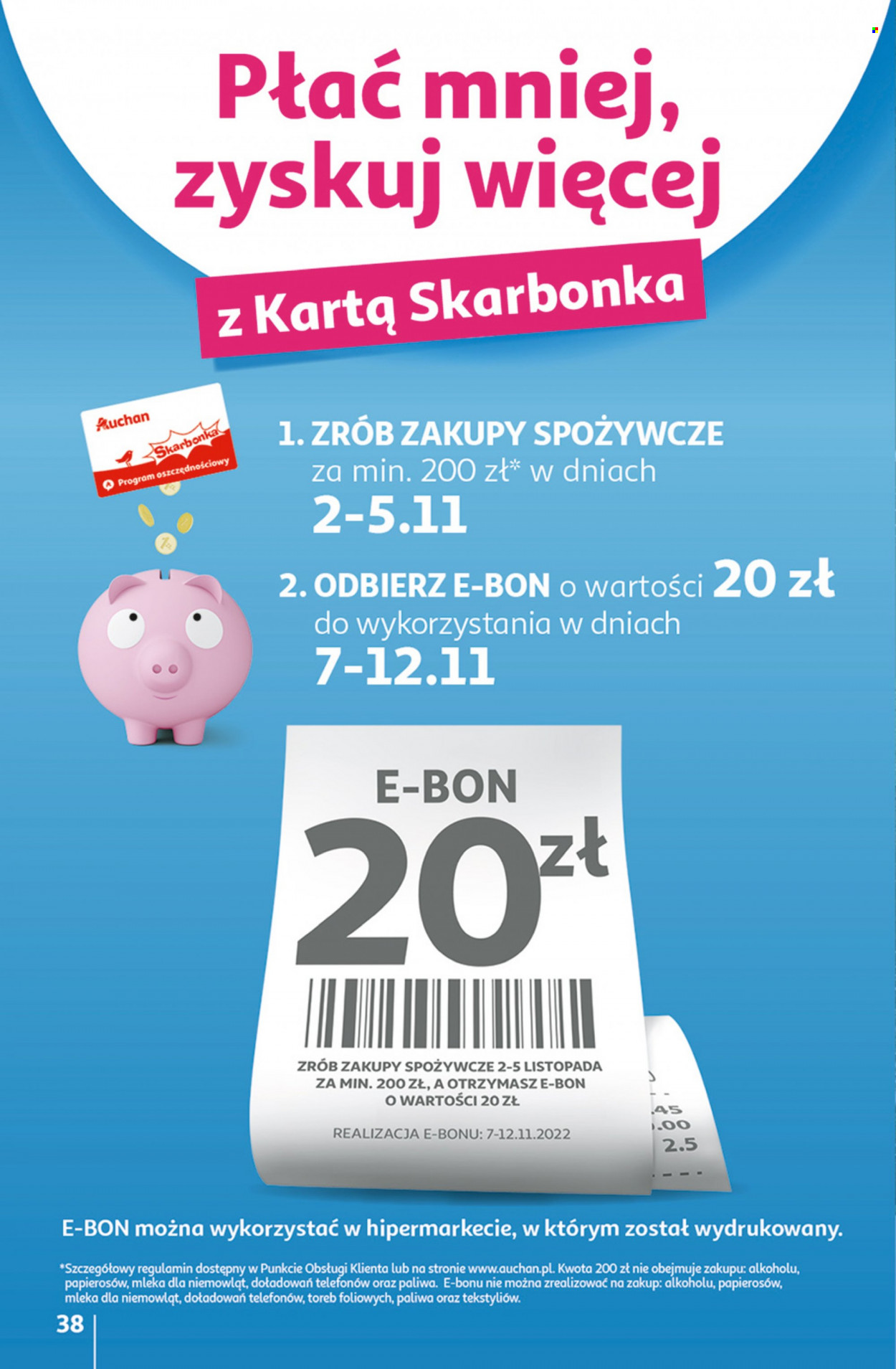 Gazetka Auchan - 3.11.2022 - 9.11.2022. Strona 38