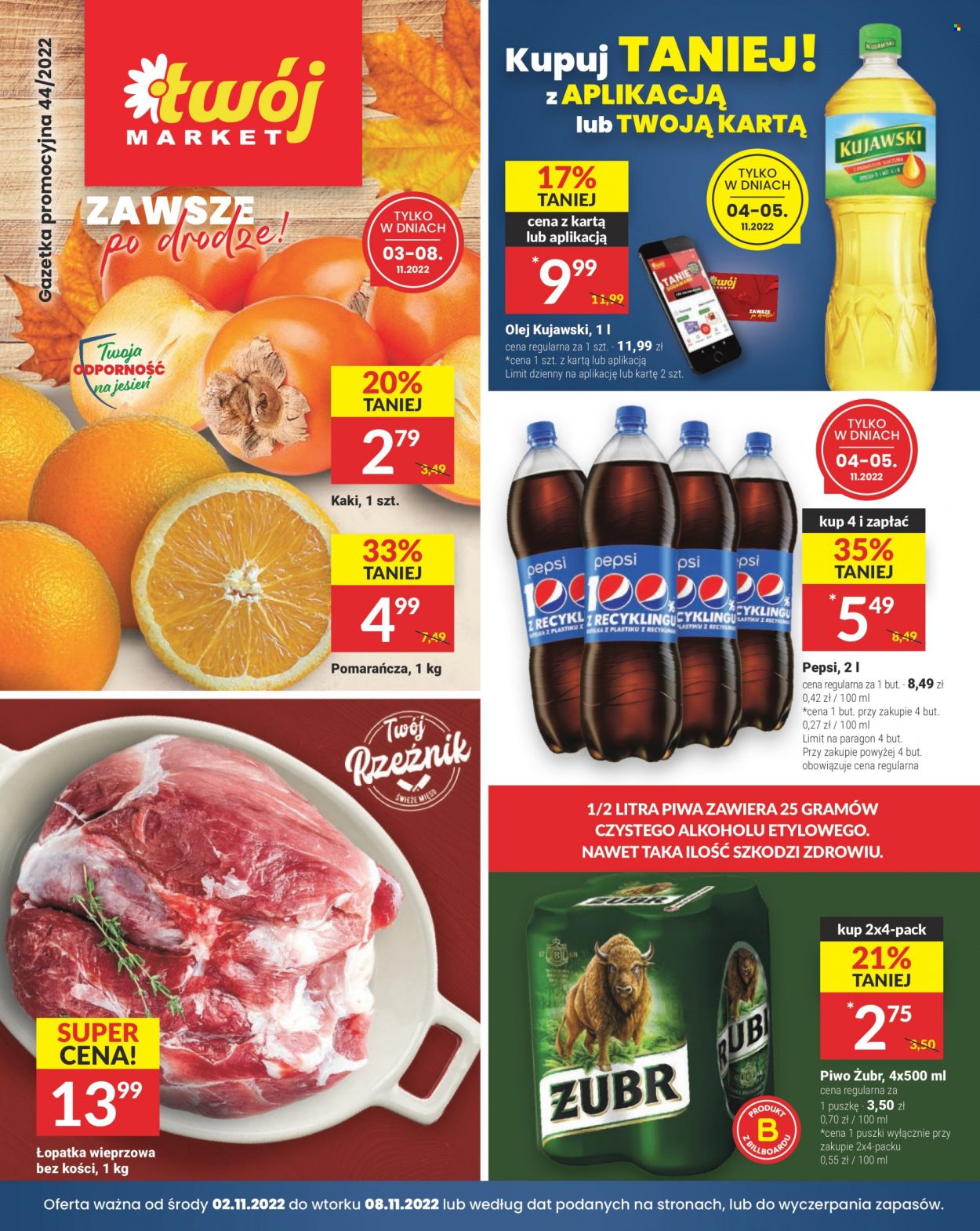 Gazetka Twój Market - 2.11.2022 - 8.11.2022. Strona 1
