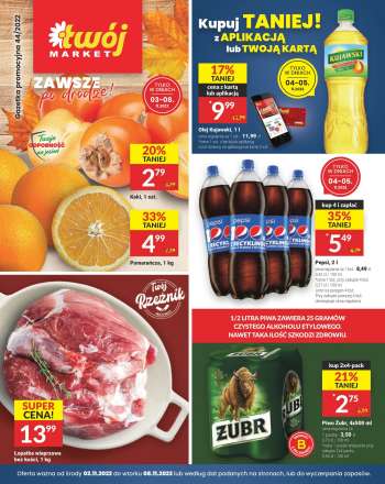 Gazetka Twój Market - 2.11.2022 - 8.11.2022.