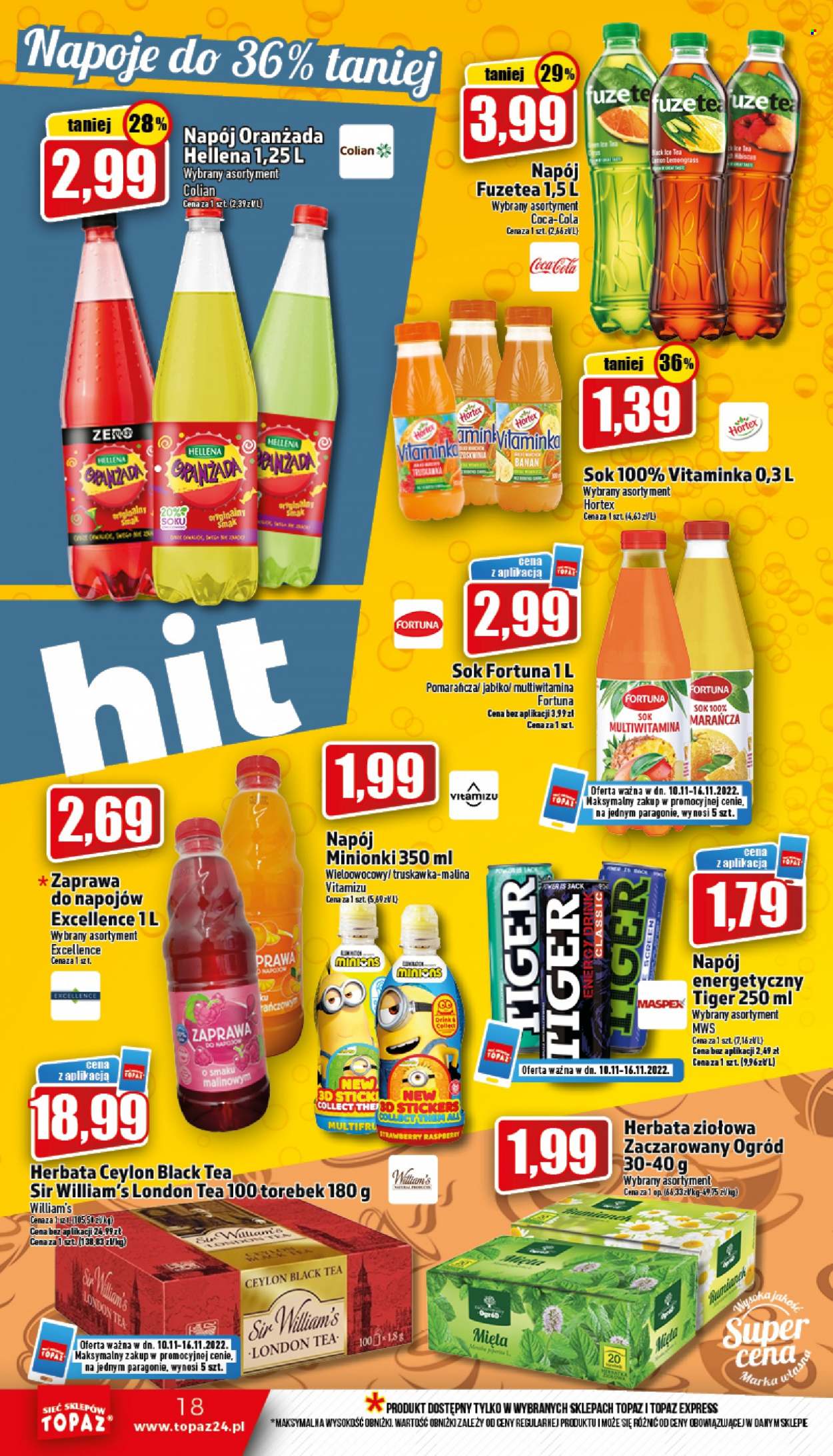 Gazetka Topaz - 10.11.2022 - 16.11.2022. Strona 18