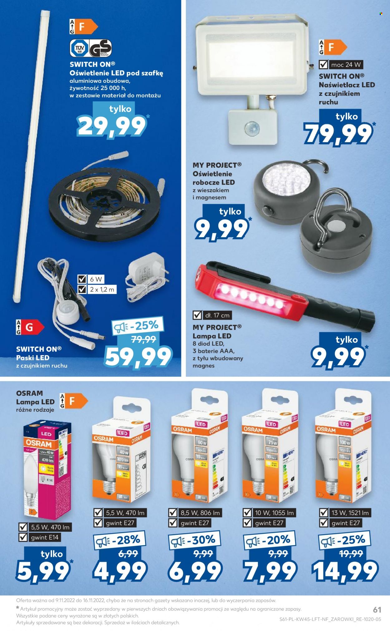 Gazetka Kaufland - 9.11.2022 - 16.11.2022. Strona 61
