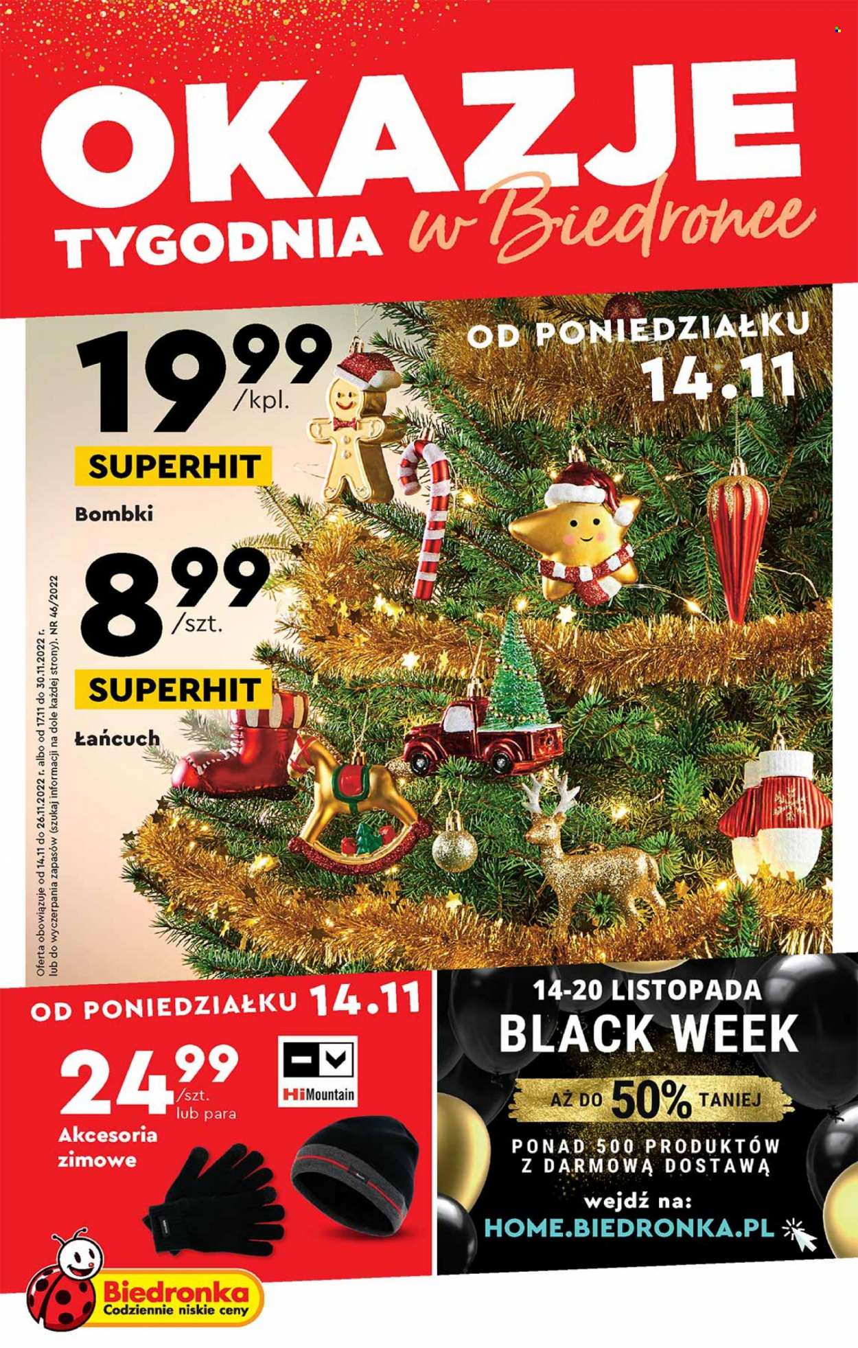 Gazetka Biedronka - 14.11.2022 - 30.11.2022. Strona 1