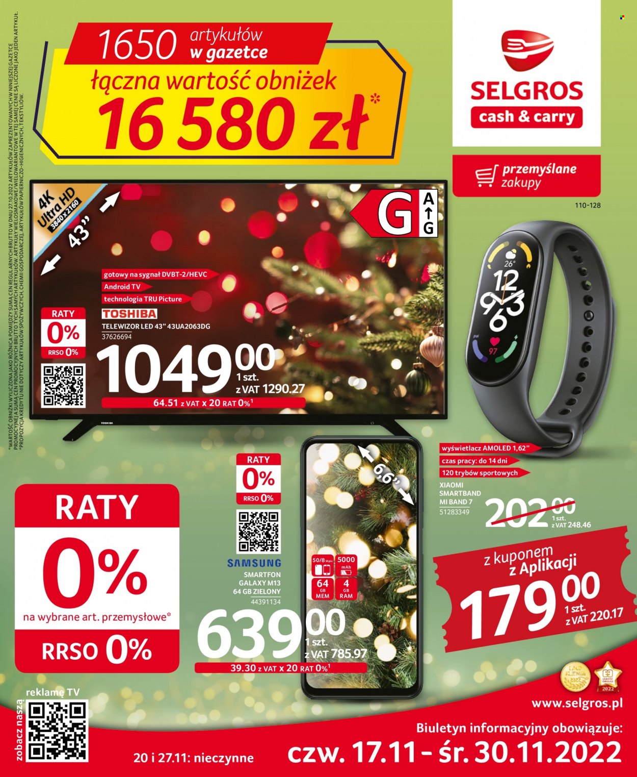 Gazetka Selgros - 17.11.2022 - 30.11.2022. Strona 1