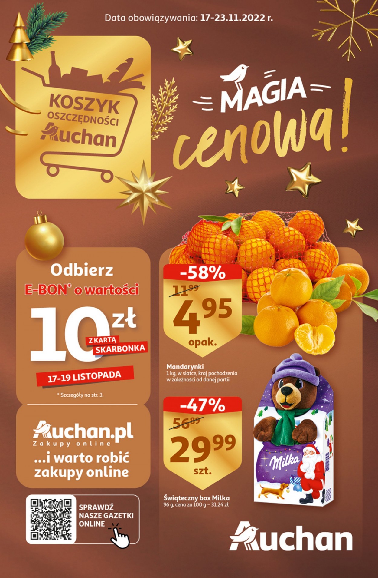 Gazetka Auchan - 17.11.2022 - 23.11.2022. Strona 1