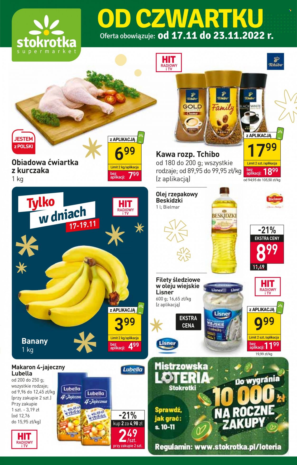 Gazetka Stokrotka Supermarket - 17.11.2022 - 23.11.2022. Strona 1