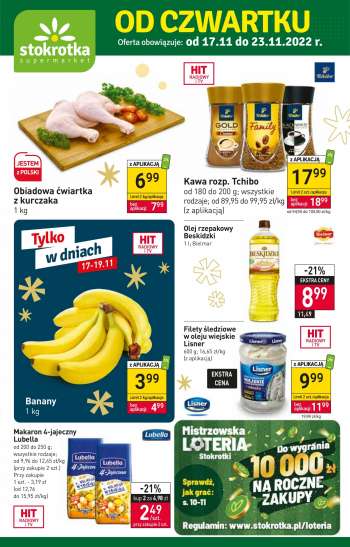 Gazetka Stokrotka Supermarket - 17.11.2022 - 23.11.2022.