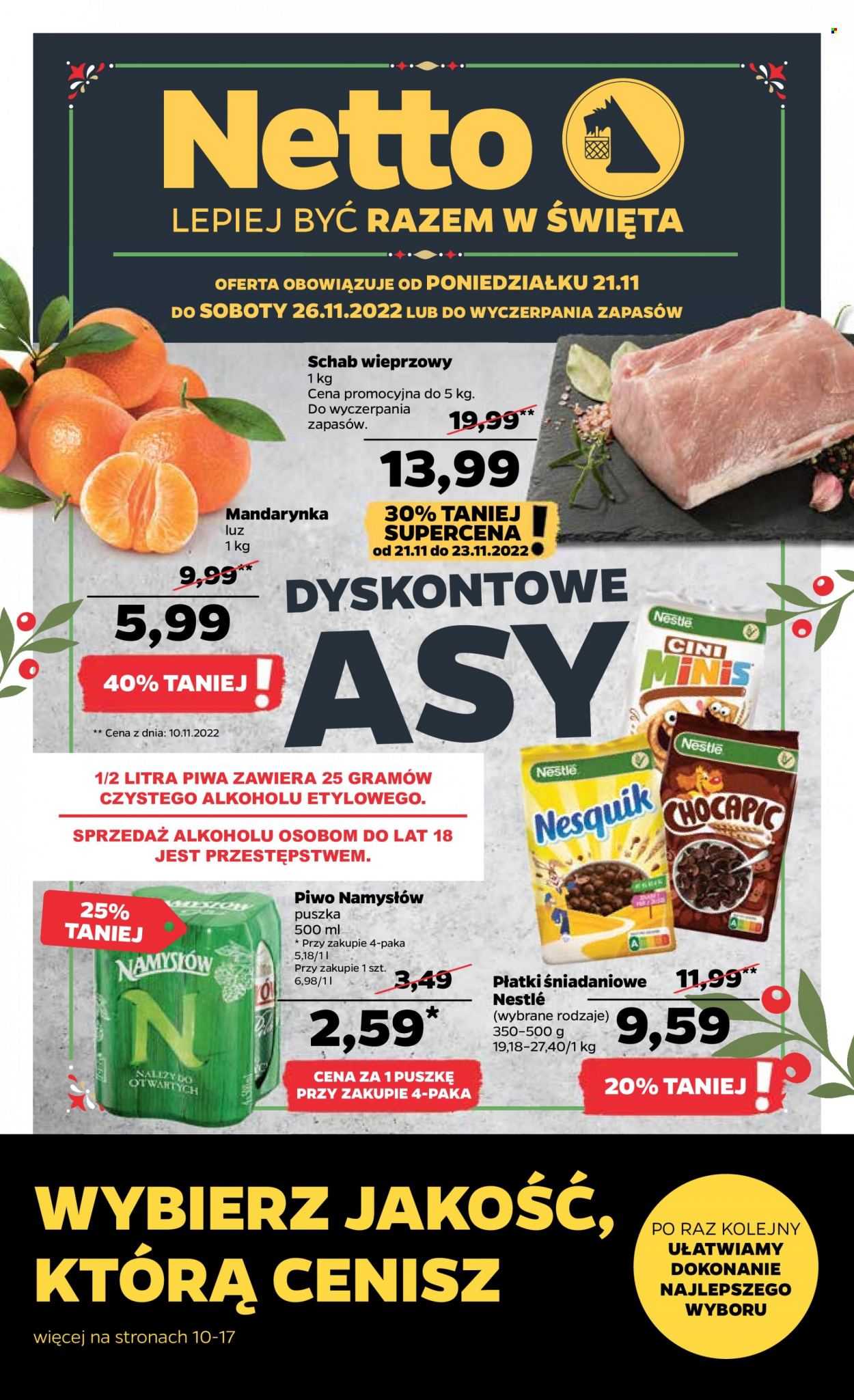 Gazetka Netto - 21.11.2022 - 26.11.2022. Strona 1