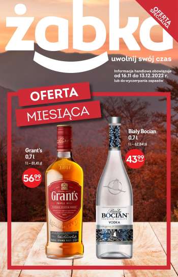 Gazetka Żabka - 16.11.2022 - 13.12.2022.