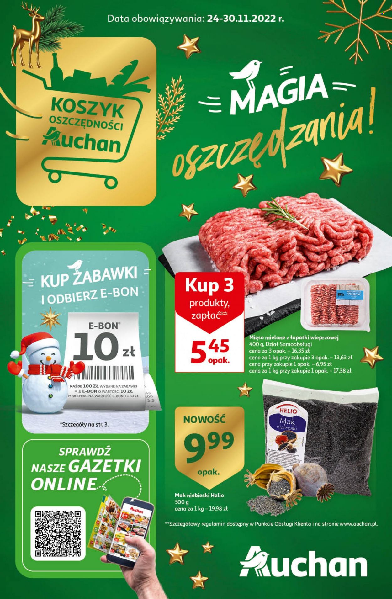 Gazetka Auchan - 24.11.2022 - 30.11.2022. Strona 1