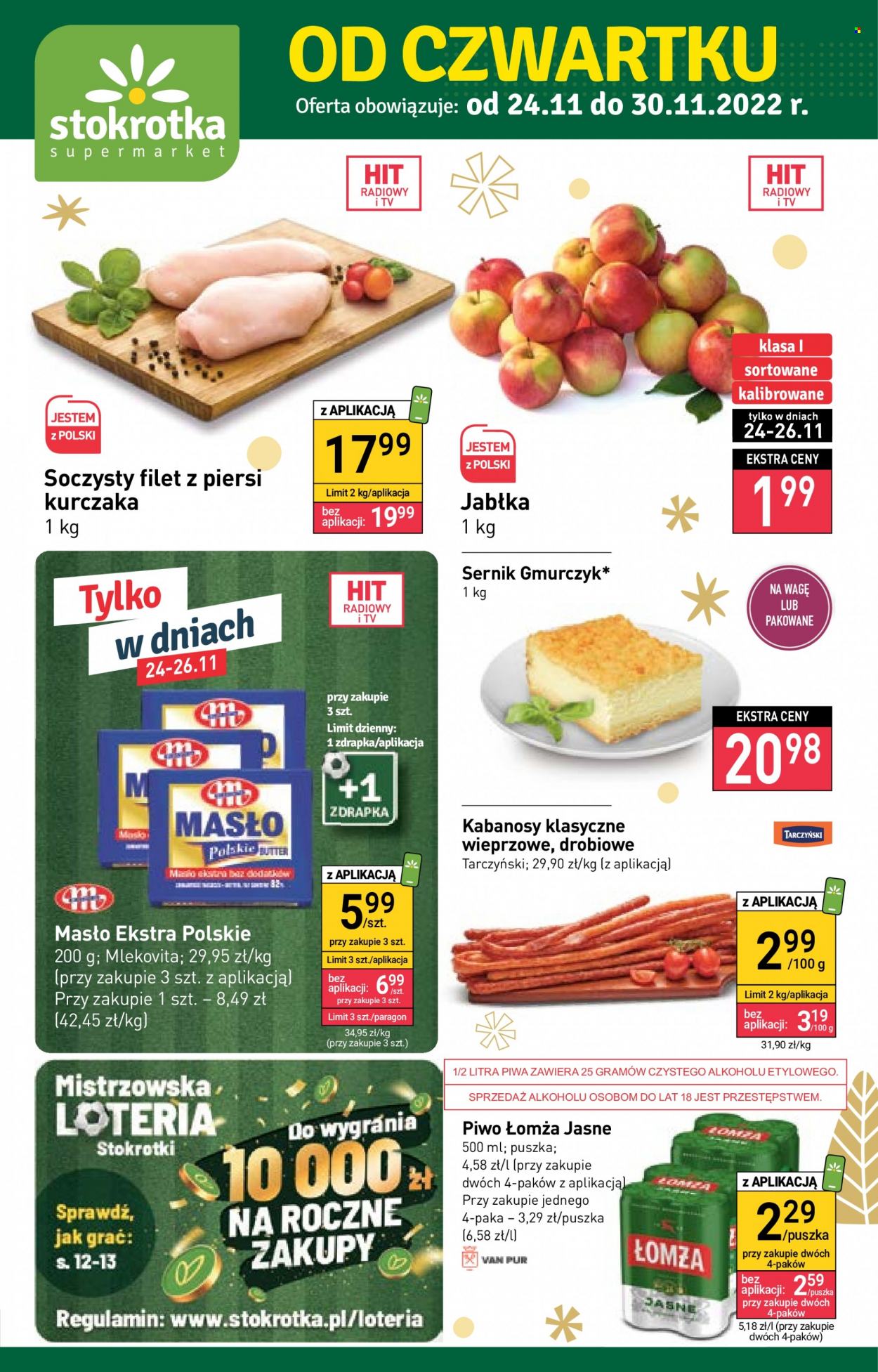 Gazetka Stokrotka Supermarket - 24.11.2022 - 30.11.2022. Strona 1
