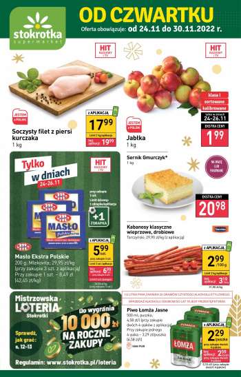 Gazetka Stokrotka Supermarket - 24.11.2022 - 30.11.2022.