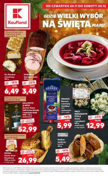 Gazetka Kaufland - 24.11.2022 - 24.12.2022.