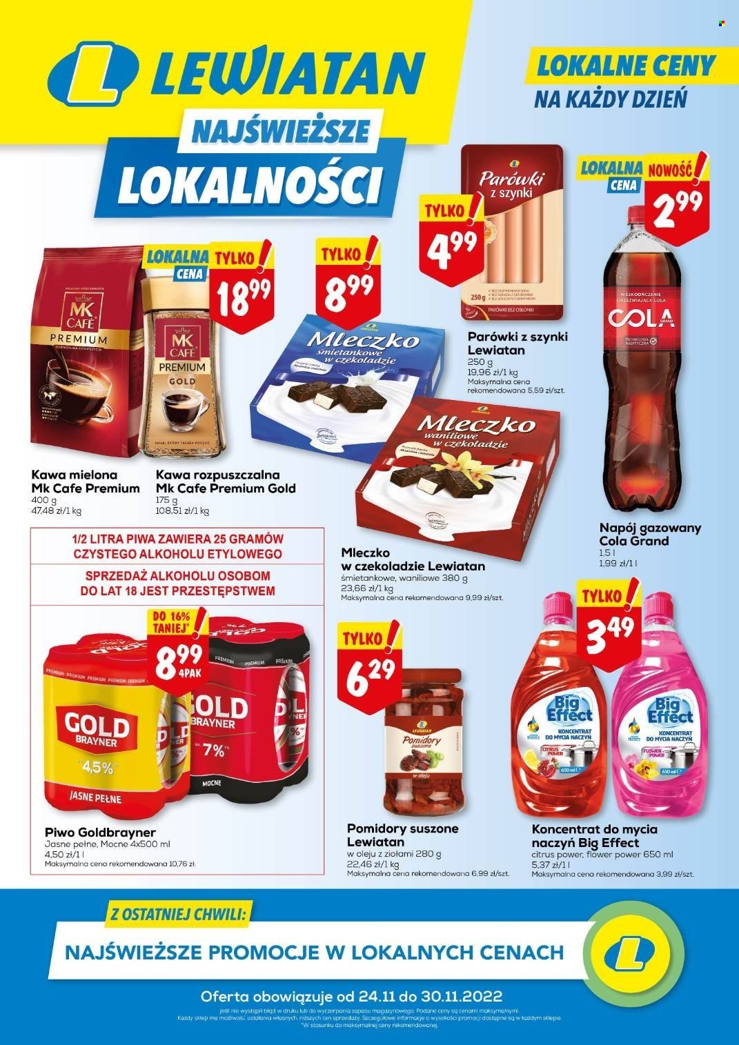 Gazetka Lewiatan - 24.11.2022 - 30.11.2022. Strona 1